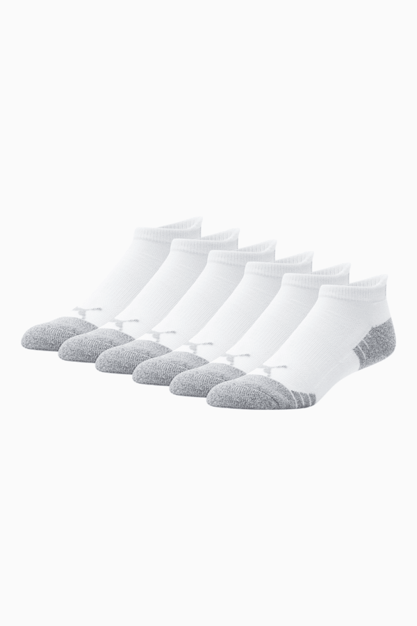 Half-Terry Low Cut Men's Socks [6 Pack], WHITE / MULTI, extralarge